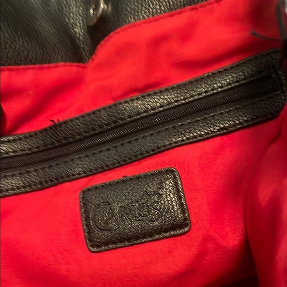 Carlos by Carlos Santana Red and Black Shoulder Bag - Picture 2 of 16